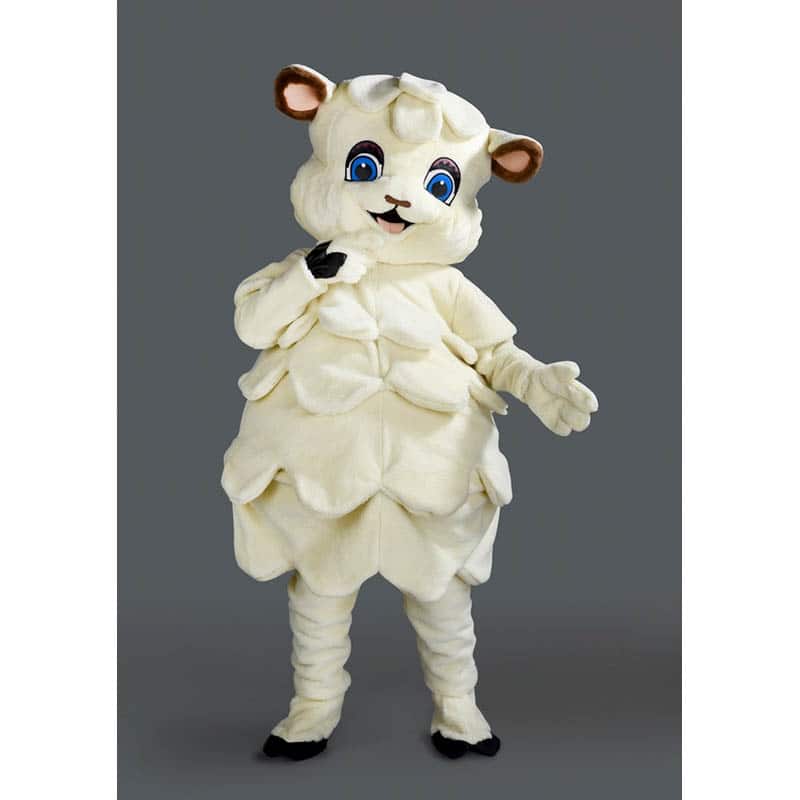 Déguisement : Mascotte Mouton blanc – Image 3